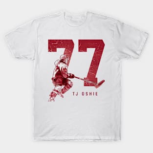 T.J. Oshie Washington Grunge T-Shirt